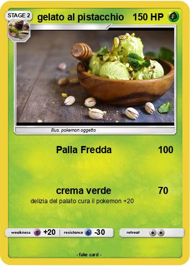 Pokemon gelato al pistacchio