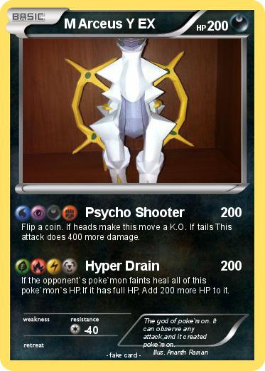 Pokemon M Arceus Y EX