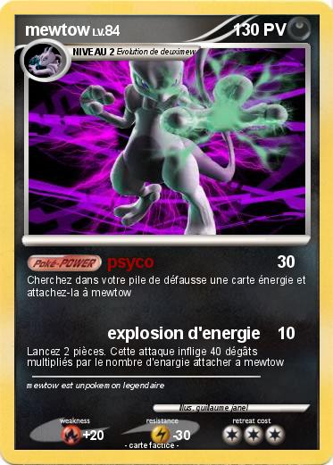Pokemon mewtow
