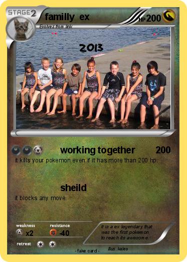 Pokemon familly  ex