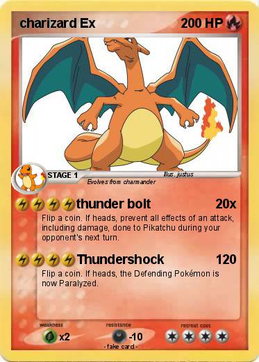 Pokemon charizard Ex