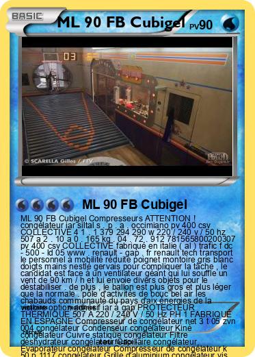 Pokemon ML 90 FB Cubigel
