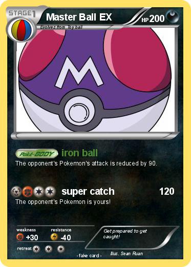 Pokemon Master Ball EX
