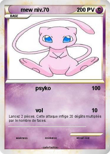 Pokemon mew niv.70