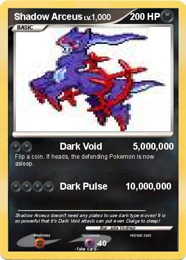 Pokemon Shadow Arceus