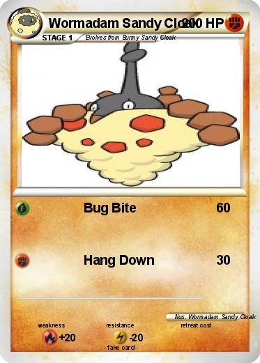 Pokemon Wormadam Sandy Cloak