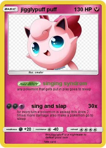 Pokemon jigglypuff puff