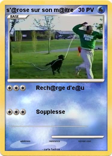 Pokemon s'@rose sur son m@itre