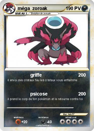 Pokemon méga  zoroak