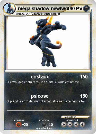 Pokemon méga shadow newtwo