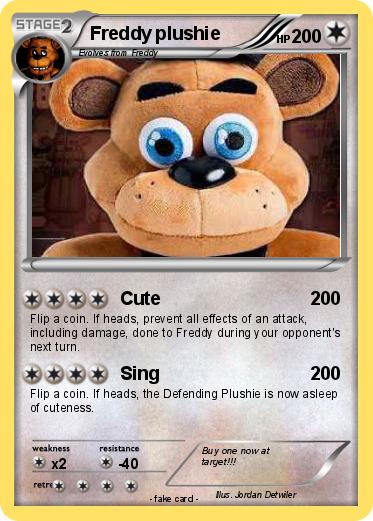 Pokemon Freddy plushie