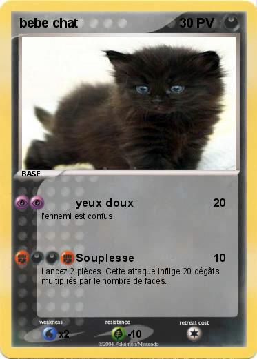 Pokemon bebe chat