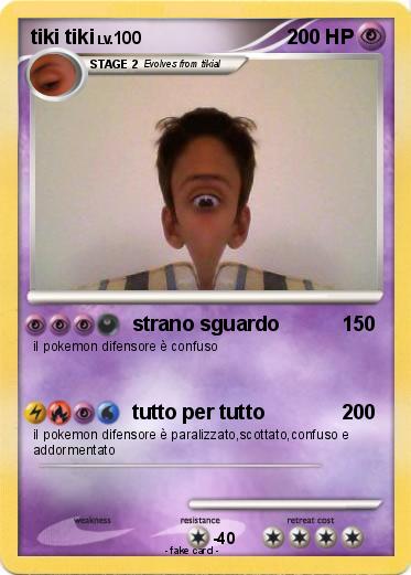 Pokemon tiki tiki