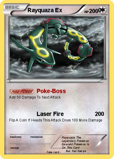 Pokemon Rayquaza Ex                       0