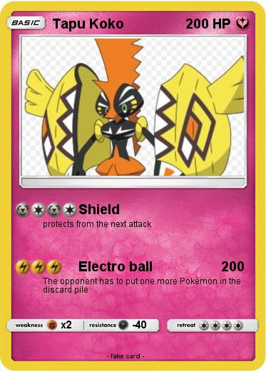 Pokemon Tapu Koko