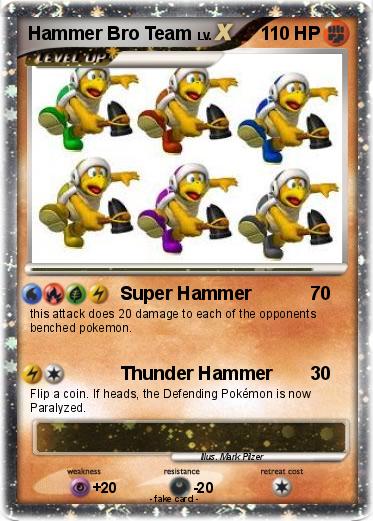 Pokemon Hammer Bro Team