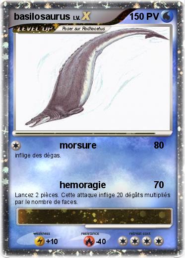 Pokemon basilosaurus
