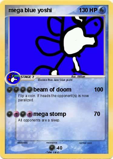 Pokemon mega blue yoshi