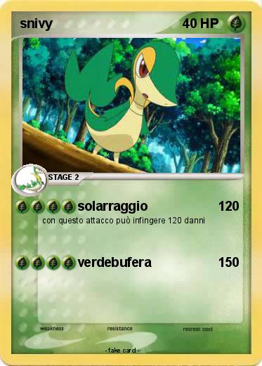 Pokemon snivy