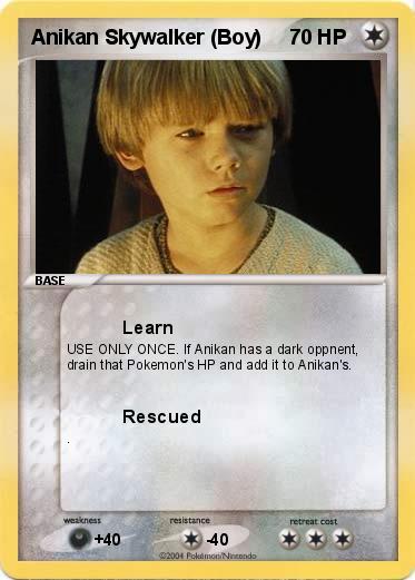 Pokemon Anikan Skywalker (Boy)