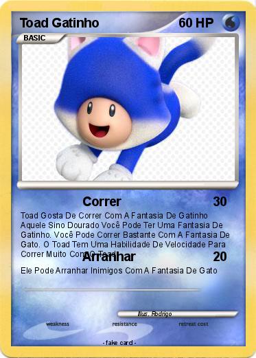 Pokemon Toad Gatinho