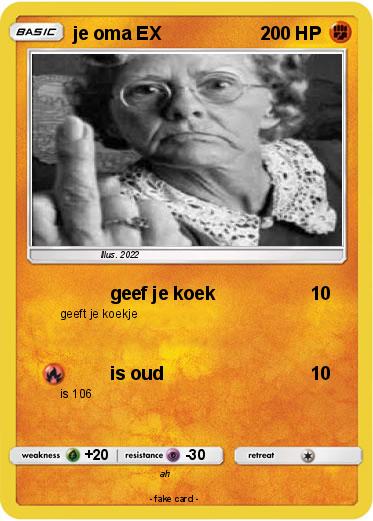 Pokemon je oma EX