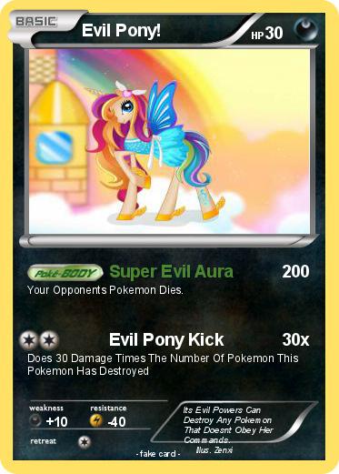 Pokemon Evil Pony!
