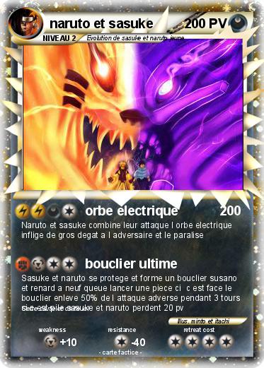 Pokemon naruto et sasuke