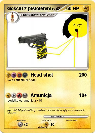 Pokemon Gościu z pistoletem