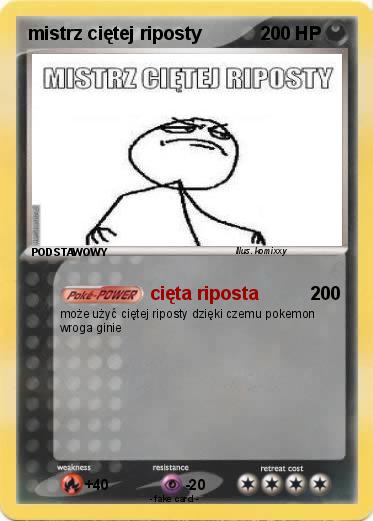 Pokemon mistrz ciętej riposty