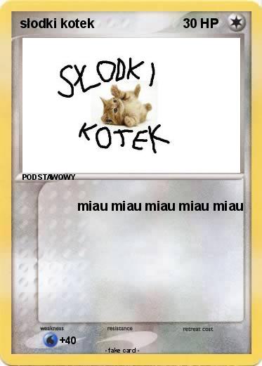 Pokemon słodki kotek