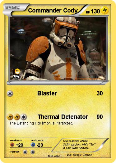 Pokemon Commander Cody