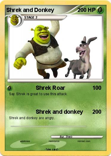 Pokemon Shrek and Donkey