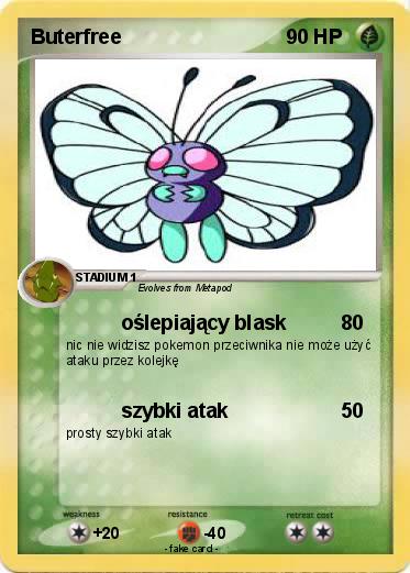 Pokemon Buterfree