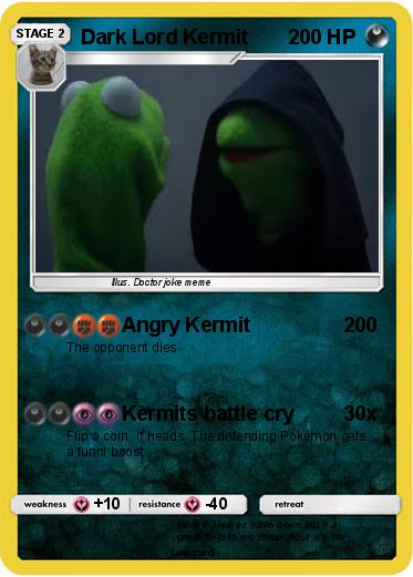Pokemon Dark Lord Kermit