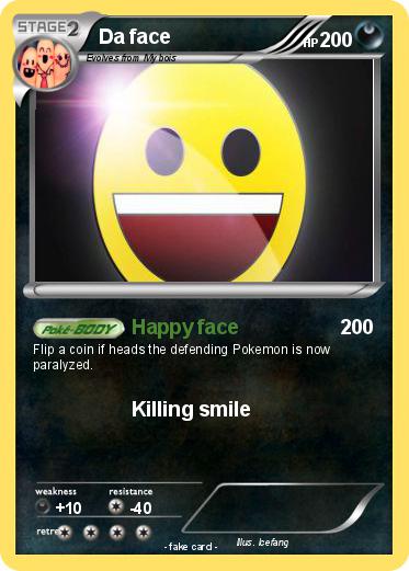 Pokemon Da face