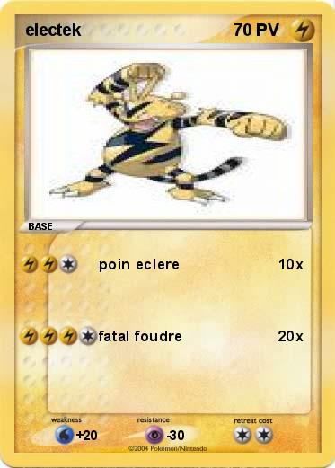 Pokemon electek