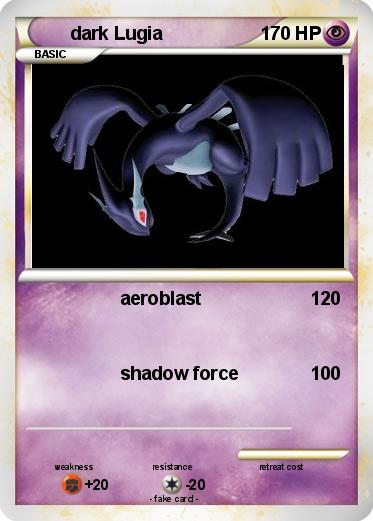 Pokemon dark Lugia