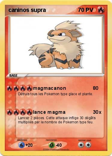 Pokemon caninos supra