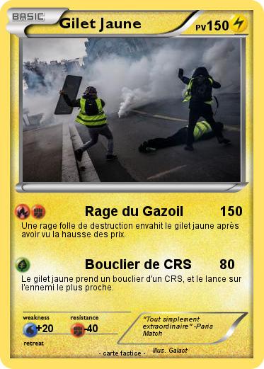 Pokemon Gilet Jaune