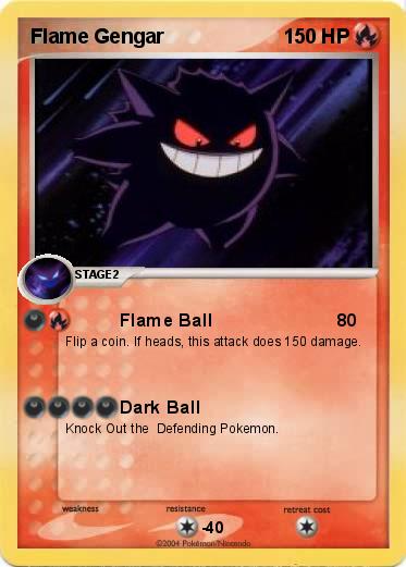 Pokemon Flame Gengar