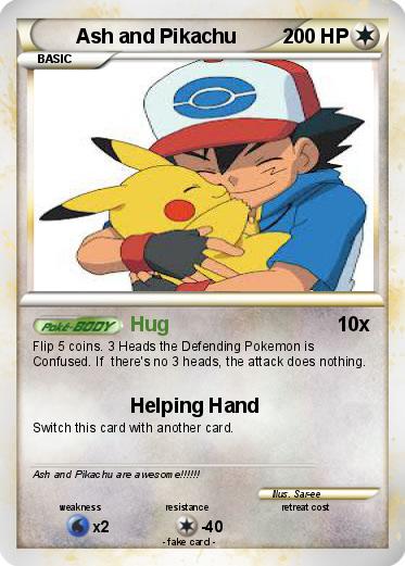 Pokemon Ash and Pikachu