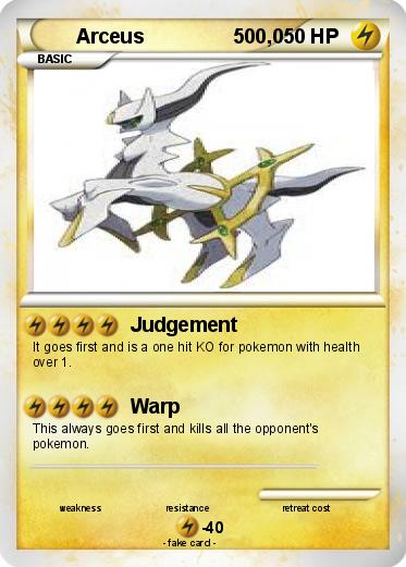Pokemon Arceus                500,0