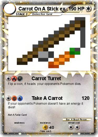 Pokemon Carrot On A Stick ex
