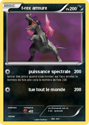 Pokemon t-rex armure