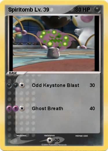 Pokemon Spiritomb Lv. 39