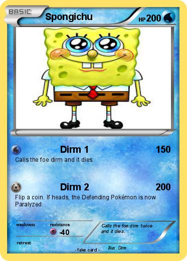 Pokemon Spongichu