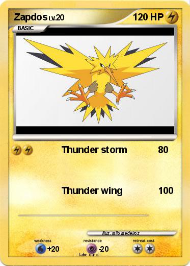 Pokemon Zapdos