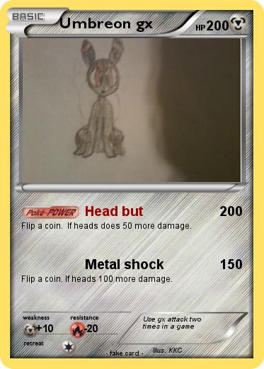 Pokemon Umbreon gx