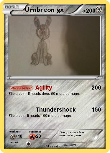 Pokemon Umbreon gx